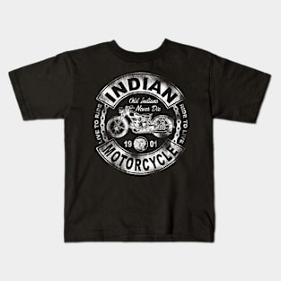 Indian motorcycle live to ride Kids T-Shirt